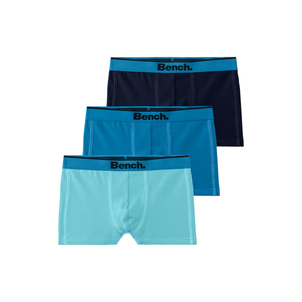 Bench. Boxer »Boxershorts für Jungen«, (Packung, 3 St.), mit Ziernähten vorn