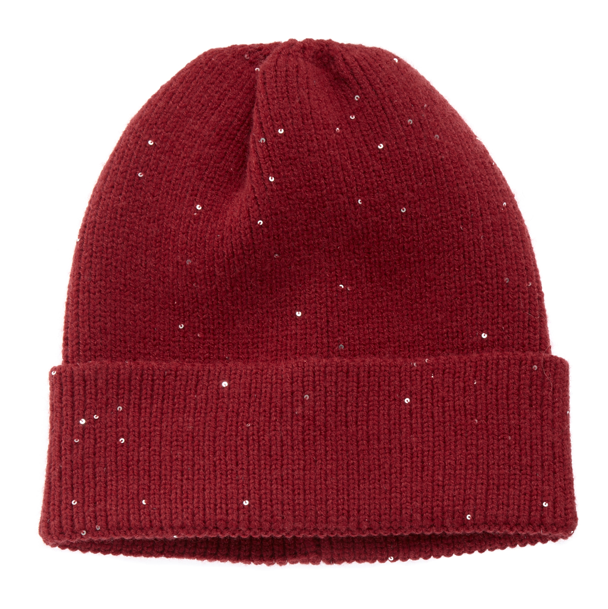 LASCANA Bonnet tricoté Beanie, Wintermütze, Wollmütze, Mütze mit Umschlag