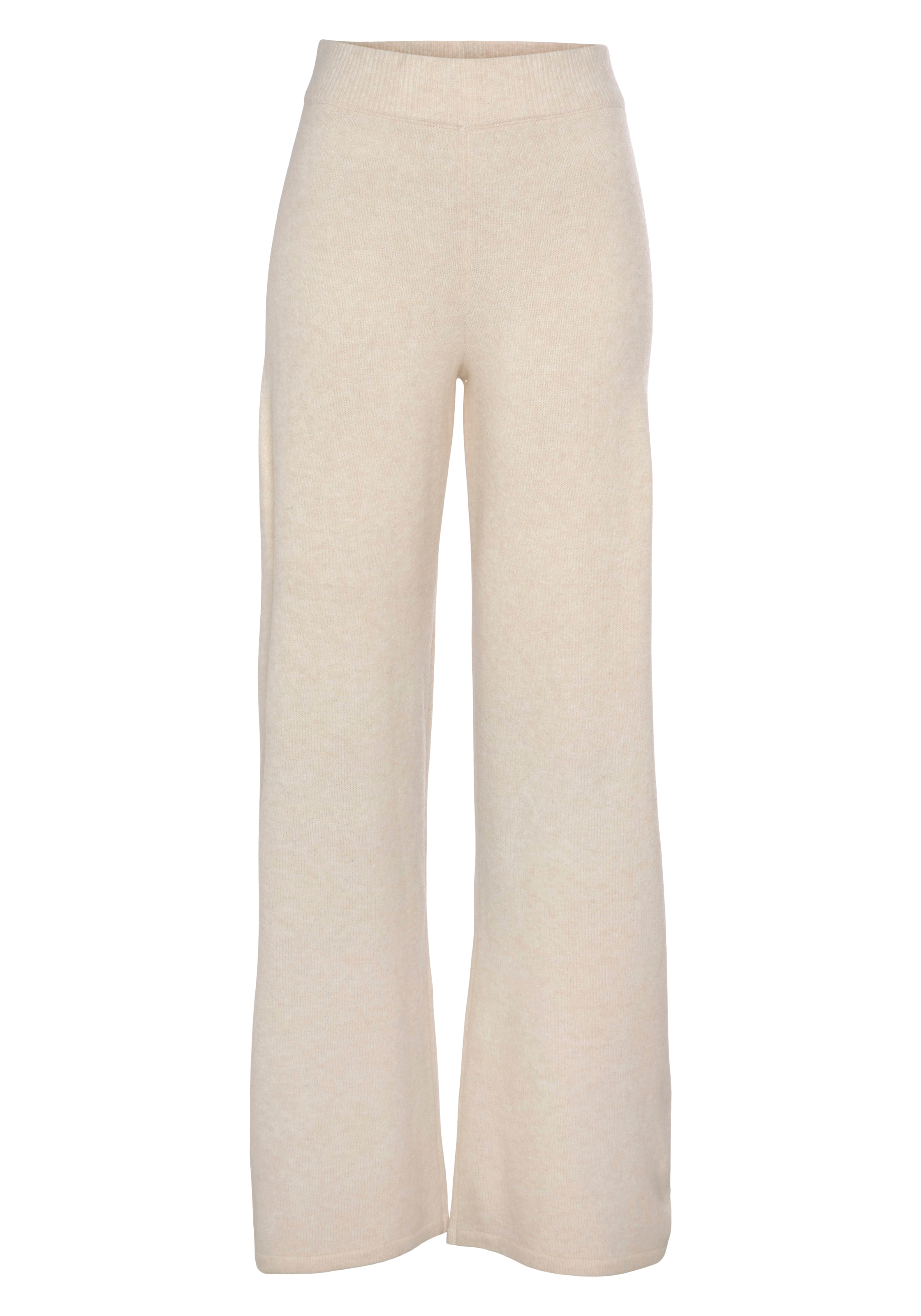LASCANA Strickhose, mit Rippbündchen, Loungewear