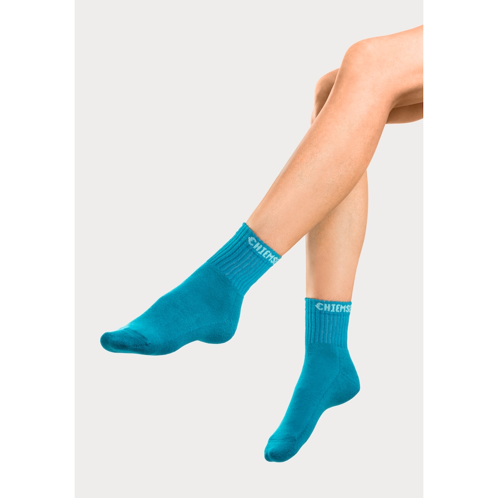 Chiemsee Kurzsocken, (Packung, 6 Paar), mit eingestricktem Markennamen