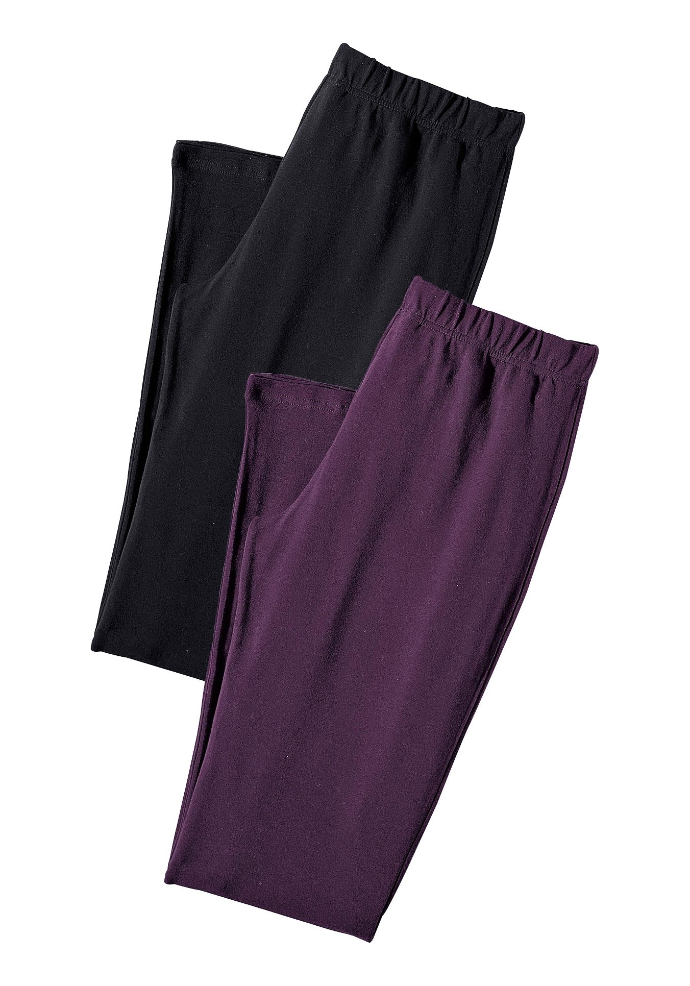 Vivance active Leggings, (2er-Pack), mit Gummibund, Loungewear