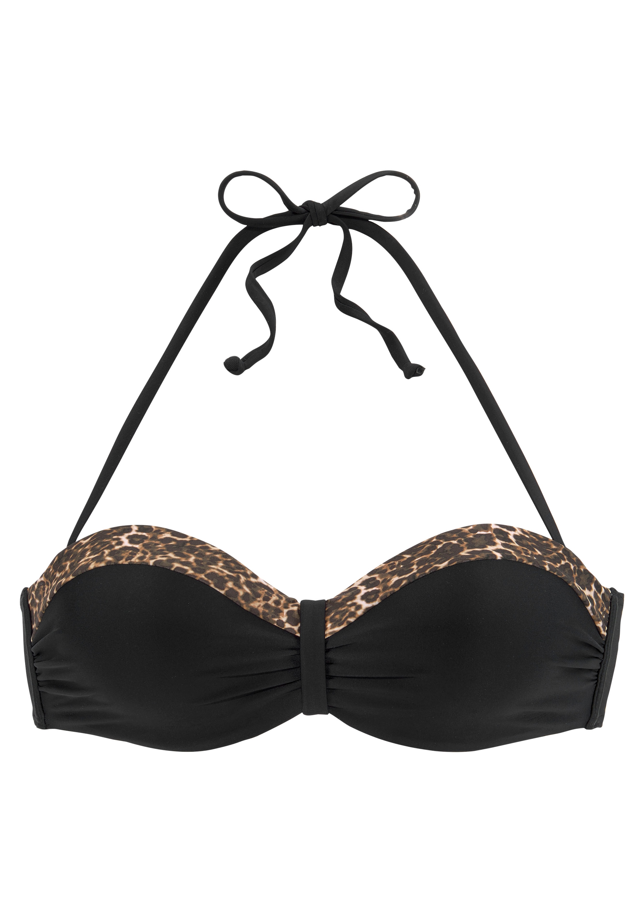 LASCANA Bügel-Bandeau-Bikini-Top »Adele« mit trendigen Details