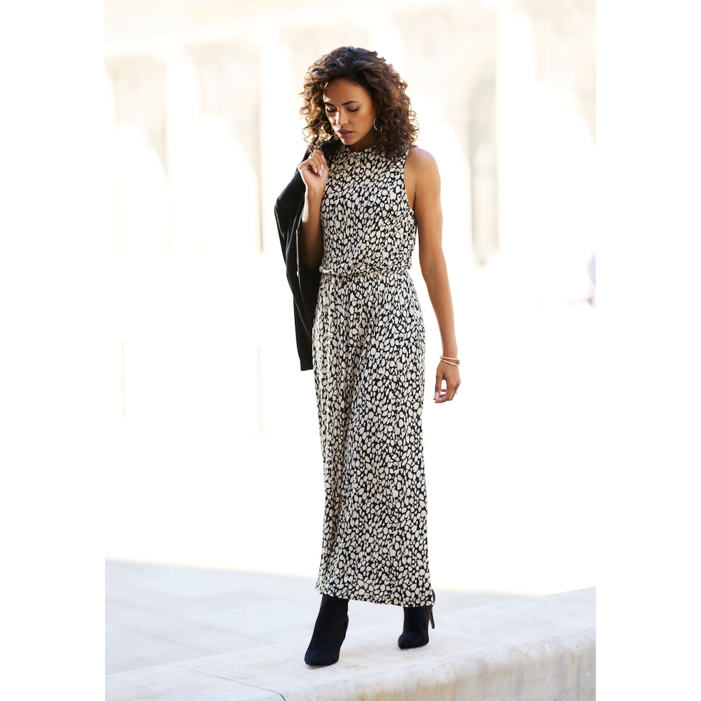 LASCANA Jerseykleid, mit Alloverdruck