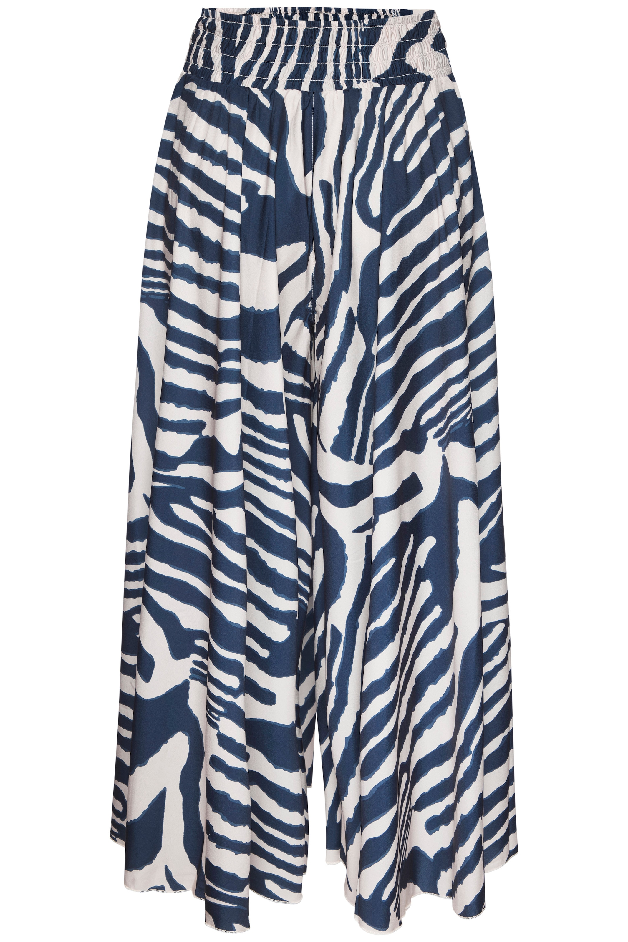 LASCANA Hosenrock mit Alloverdruck, Culotte, extraweites Bein