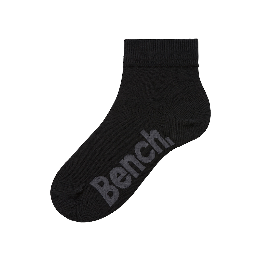 Bench. Kurzsocken, (Federtasche, 7 Paar), in ansprechendem Mäppchen mit Reissverschluss