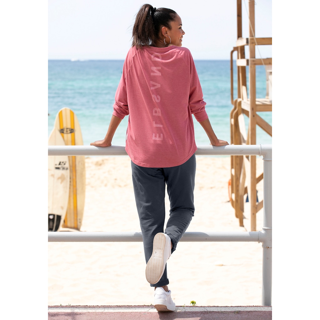 Elbsand Sweathose »Brinja«, mit Logoprint am Bund und Taschen, Jogginghose, Relaxhose