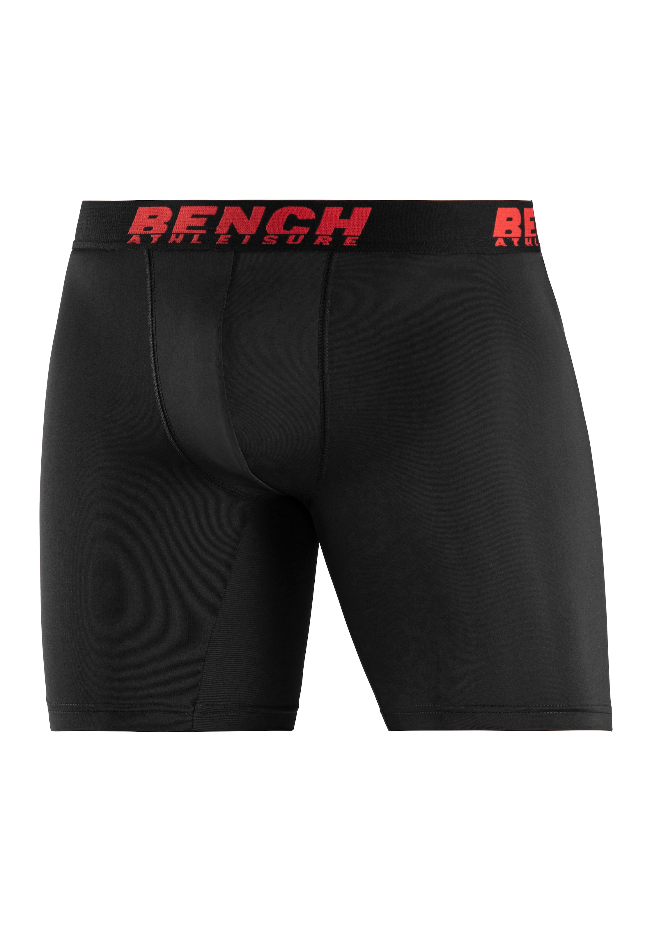 Bench. Funktionsboxer »Boxershorts für Herren«, (Packung, 2 St.), Unterhosen in sportiver Optik aus Microfaser mit längerem Bein