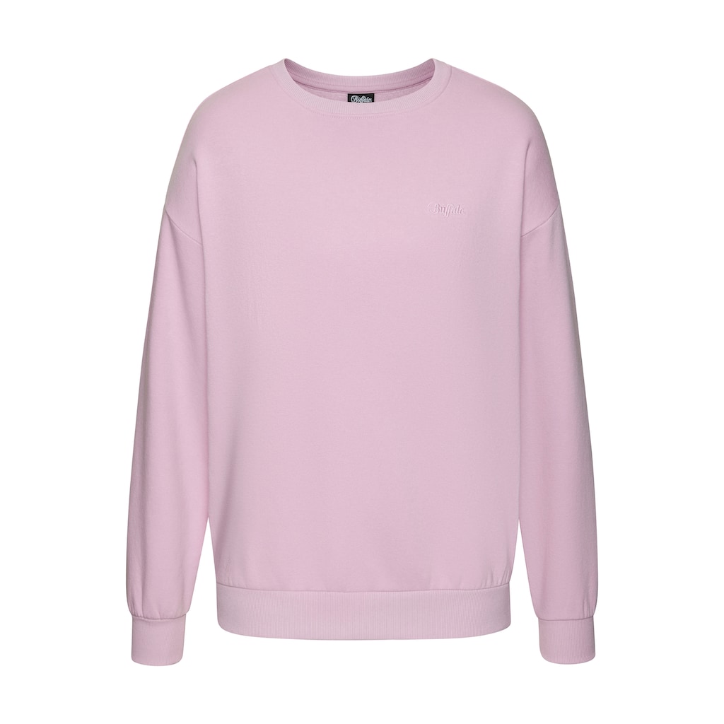 Buffalo Sweater, mit toller Stickerei auf der Rückseite
