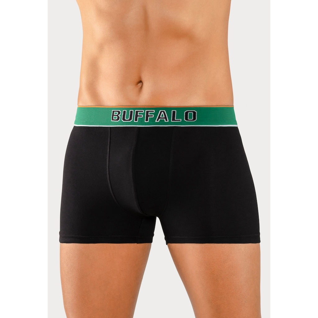 Buffalo Boxer »Boxershorts für Herren«, (Packung, 3 St.), aus Baumwoll-Mix