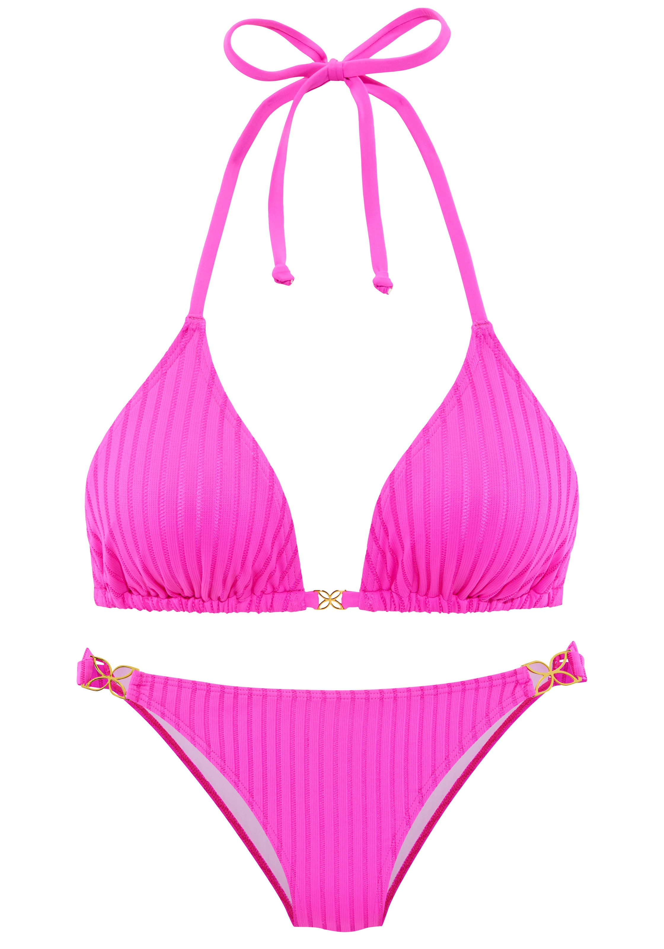 LASCANA Bikini triangle »Omono« mit Zierschnallen