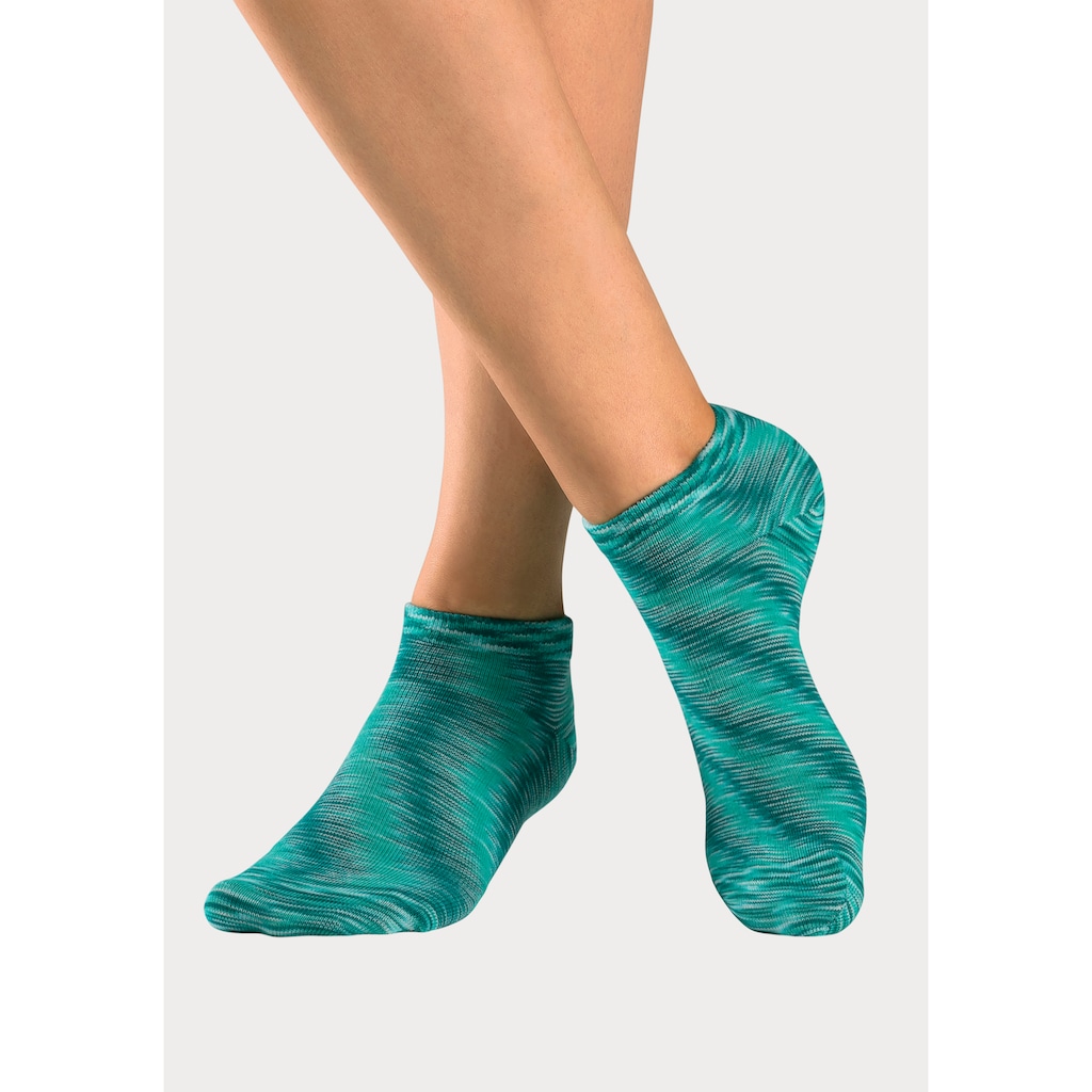 H.I.S Sneakersocken, (Packung, 6 Paar), mit farbigem Garn