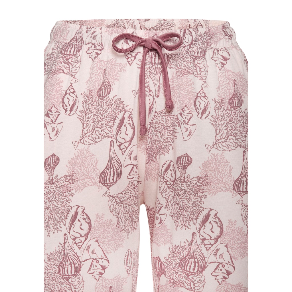 Vivance Dreams Pyjama, (Set, 2 tlg.), Allover-Druck