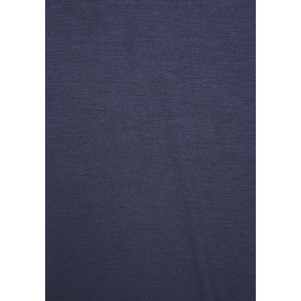 Vivance Kurzarmshirt, mit Zierschnalle, Sommertop, casual