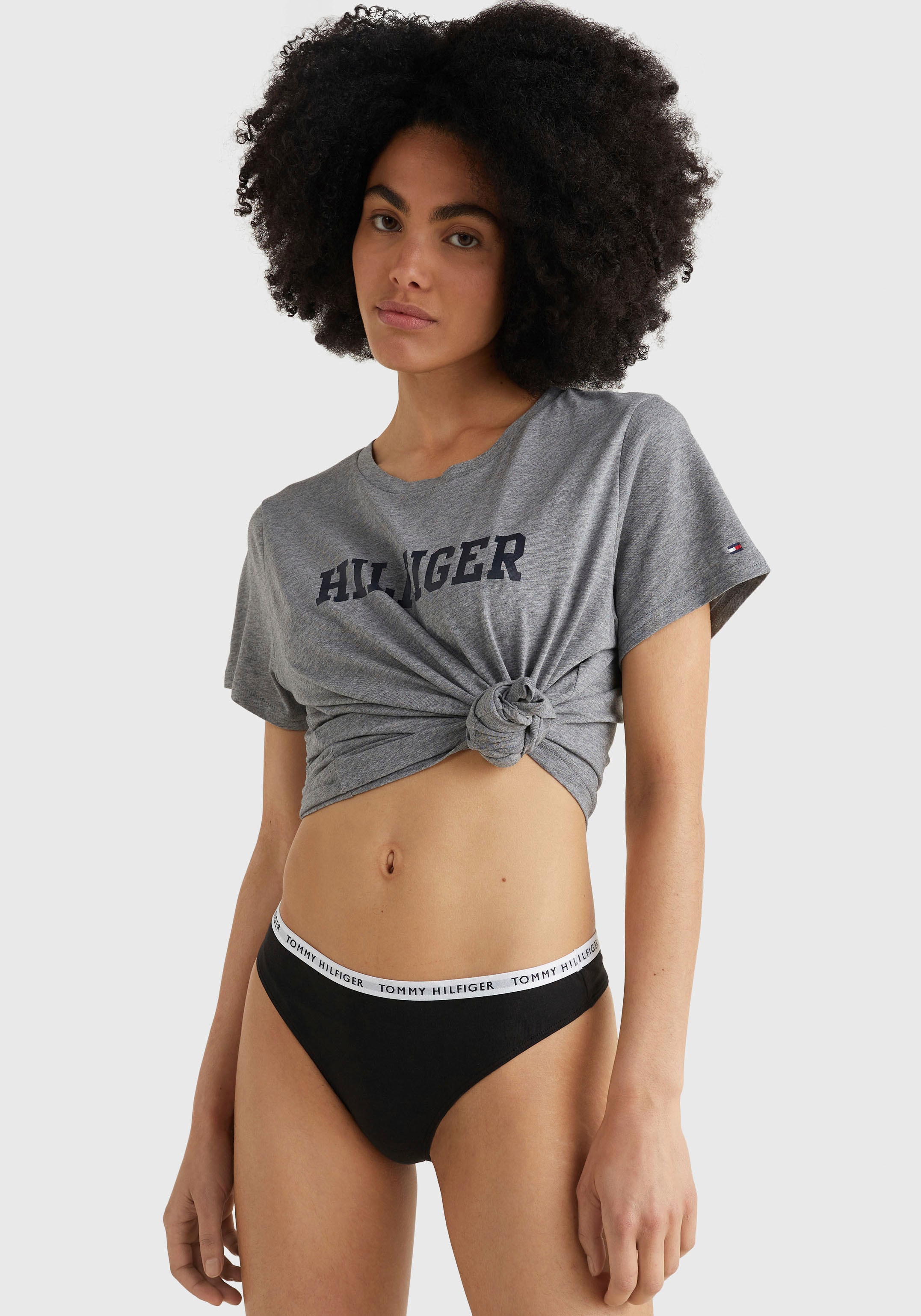 Tommy Hilfiger Underwear String 3 cuis mit schmalem Logobündchen