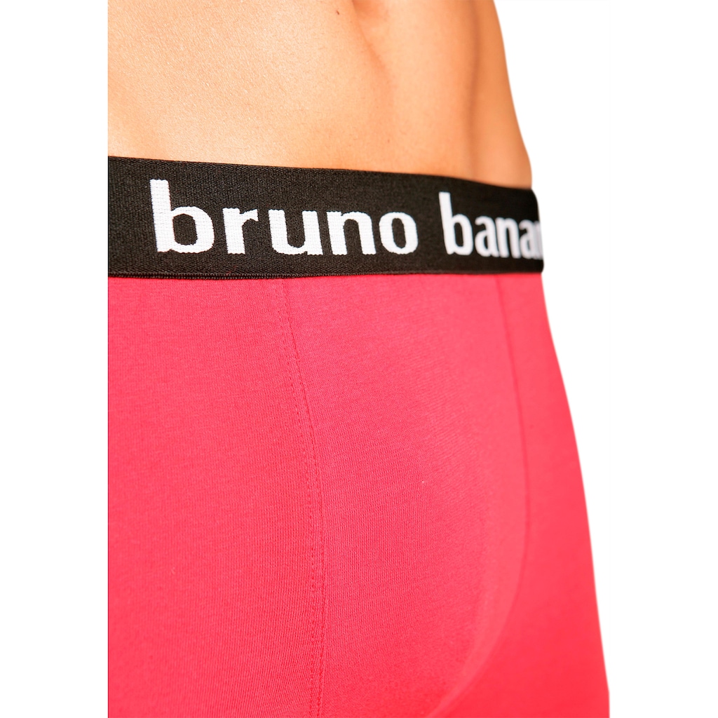 Bruno Banani Boxer »Boxershorts für Herren«, (Packung, 4 St.), mit Kontrast-Webbund