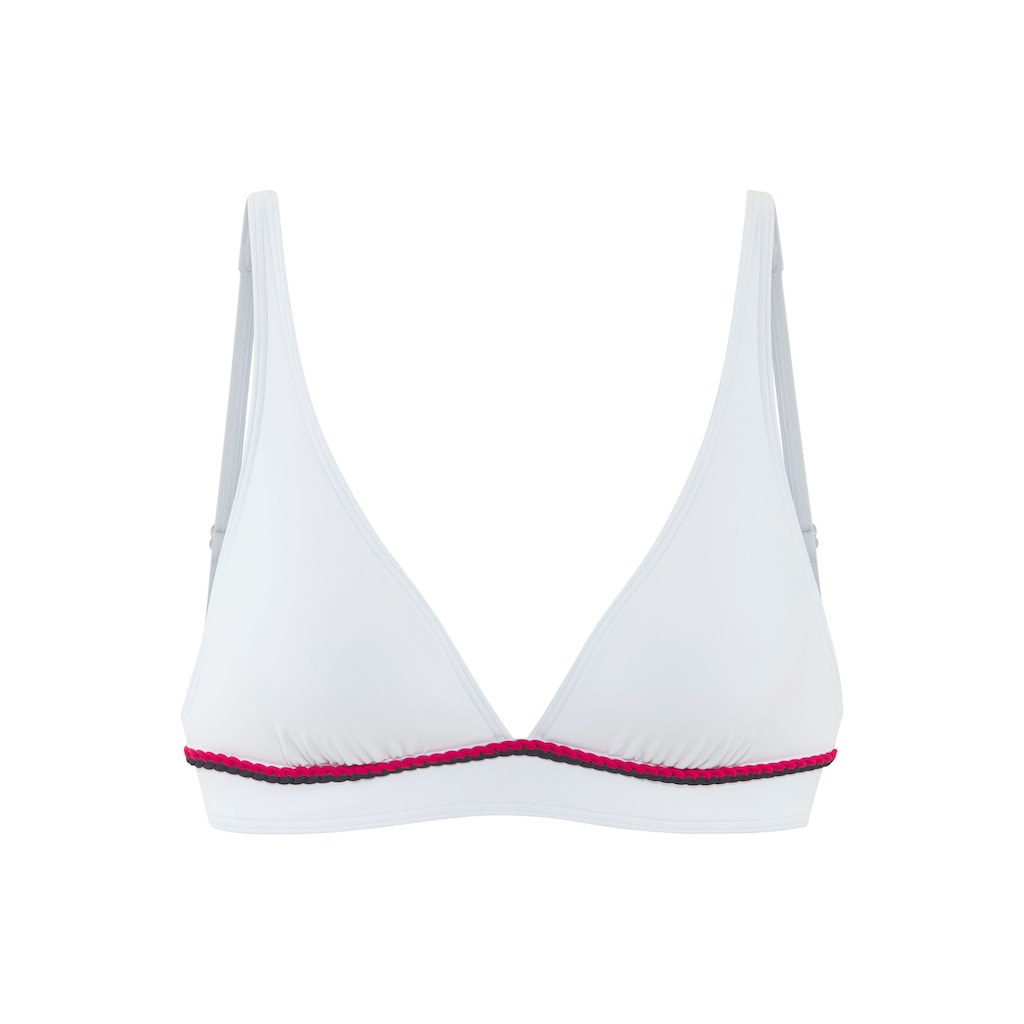 s.Oliver Triangel-Bikini-Top »Junis«, mit geflochtener Kordel