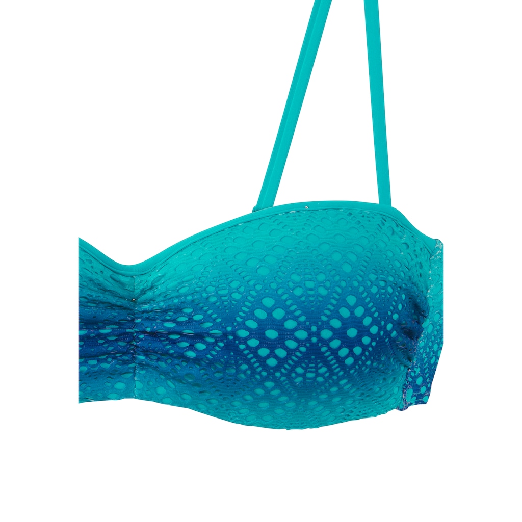 Buffalo Bügel-Bandeau-Bikini, mit Farbverlauf