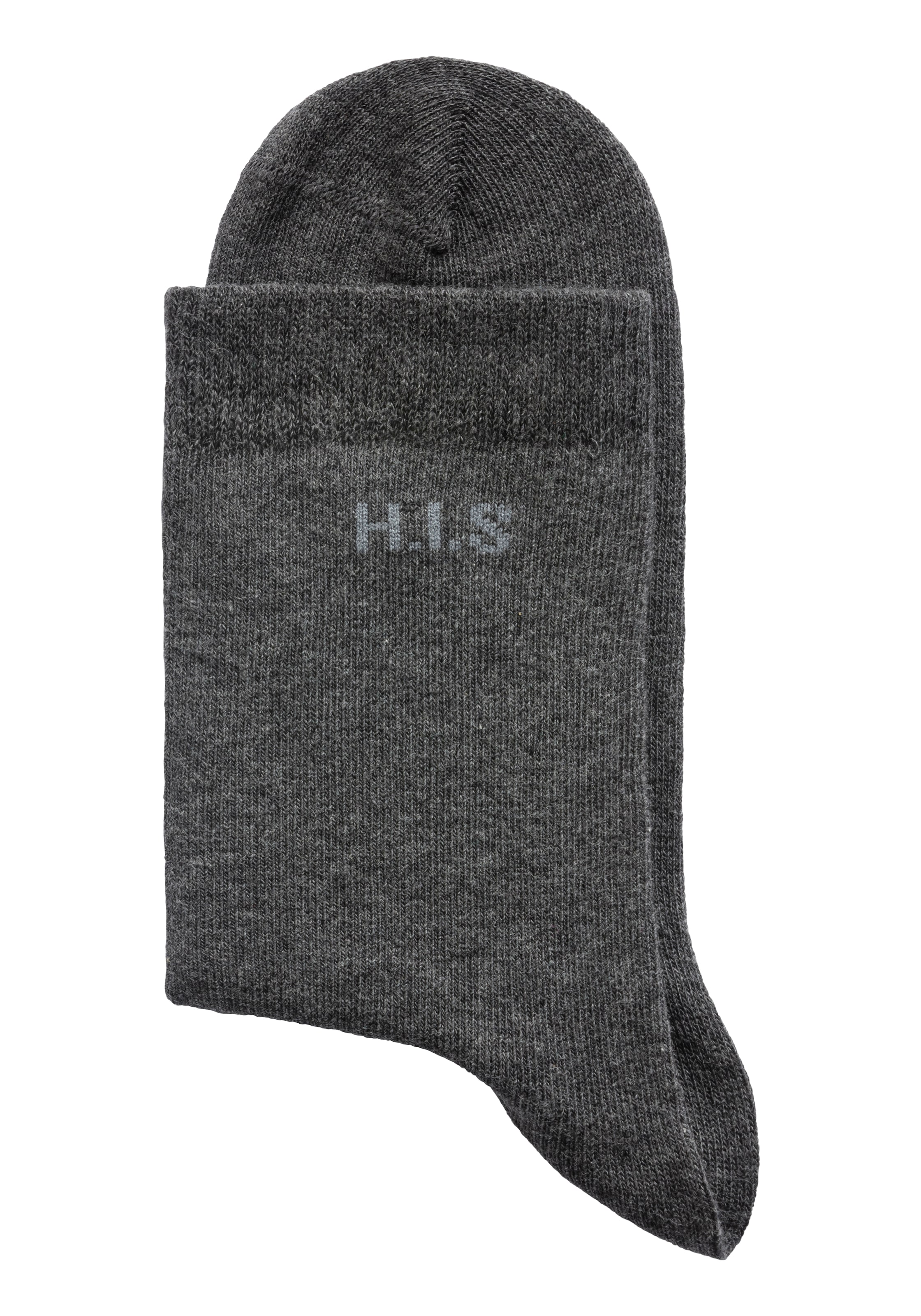 H.I.S Socken, (Packung, 16 Paar), mit eingestricktem Markenlogo