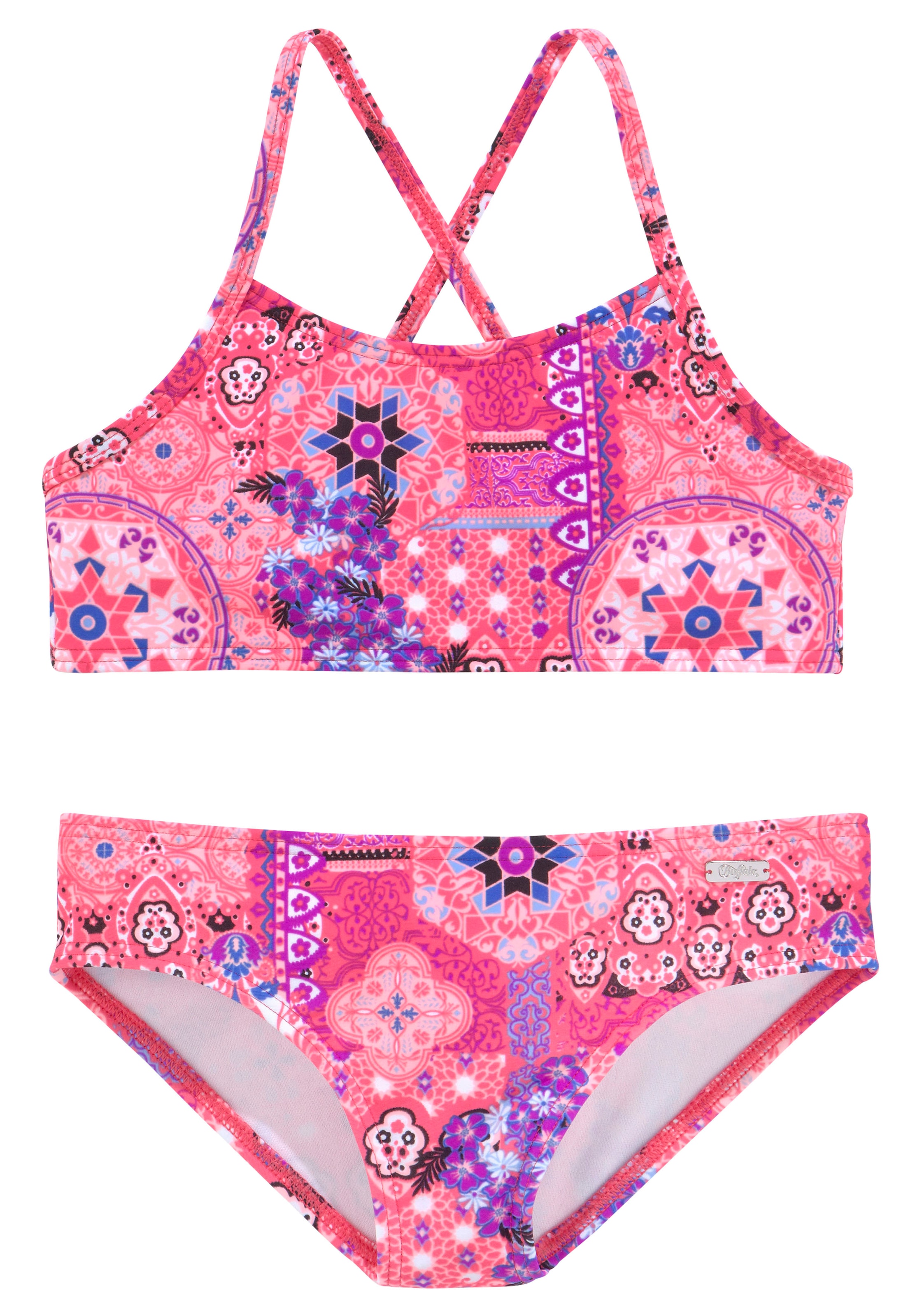 Buffalo Bustier-Bikini »Shari Kids« mit verspieltem Print
