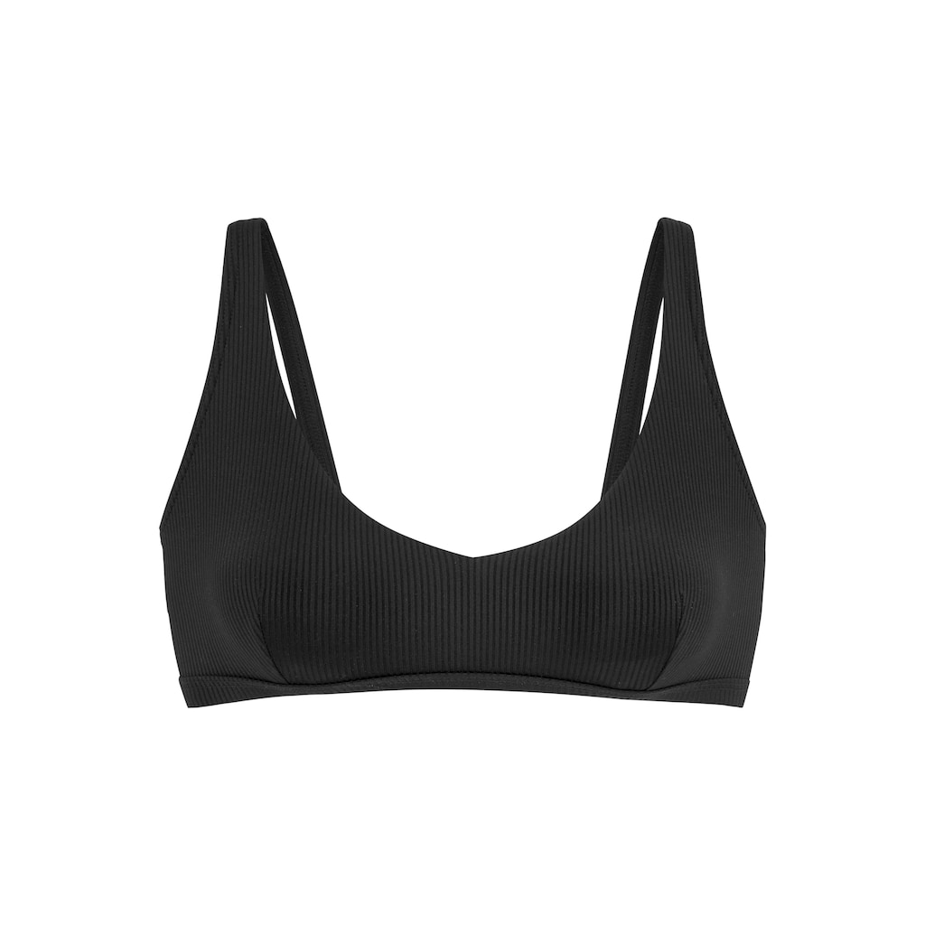 Venice Beach Bustier-Bikini-Top »Lucky«, aus gerippter Strukturware