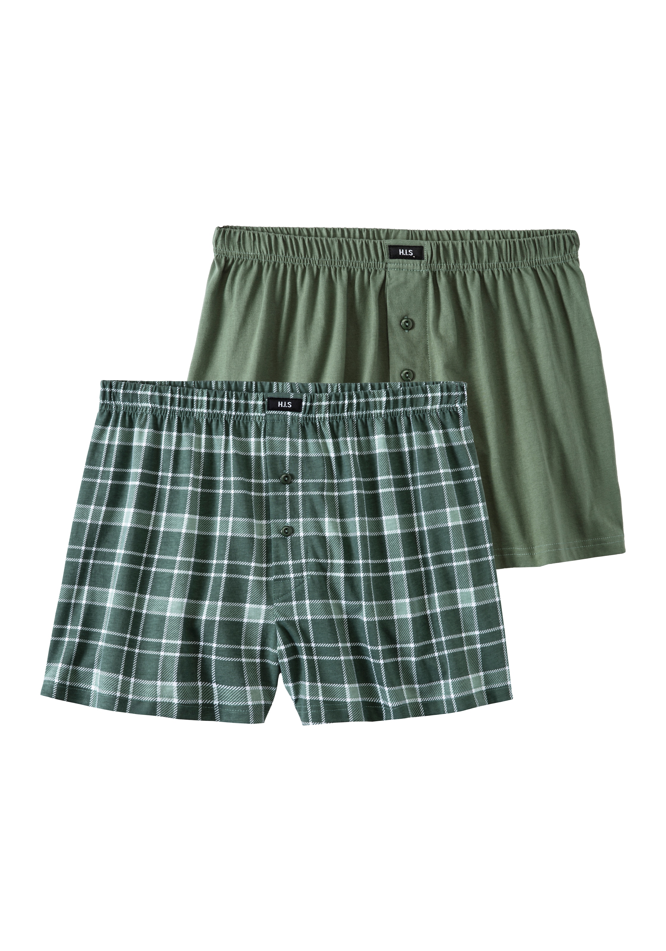 H.I.S Boxer »Boxershorts für Herren« Packung, 2 Stk. in weiter Passform