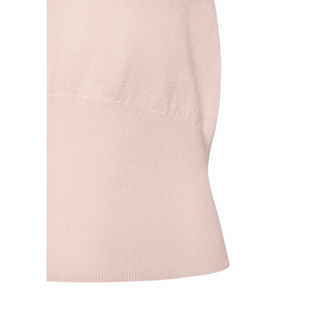 LASCANA Stricktop, mit figurschmeichelndem Strickmuster, figurbetonte Passform