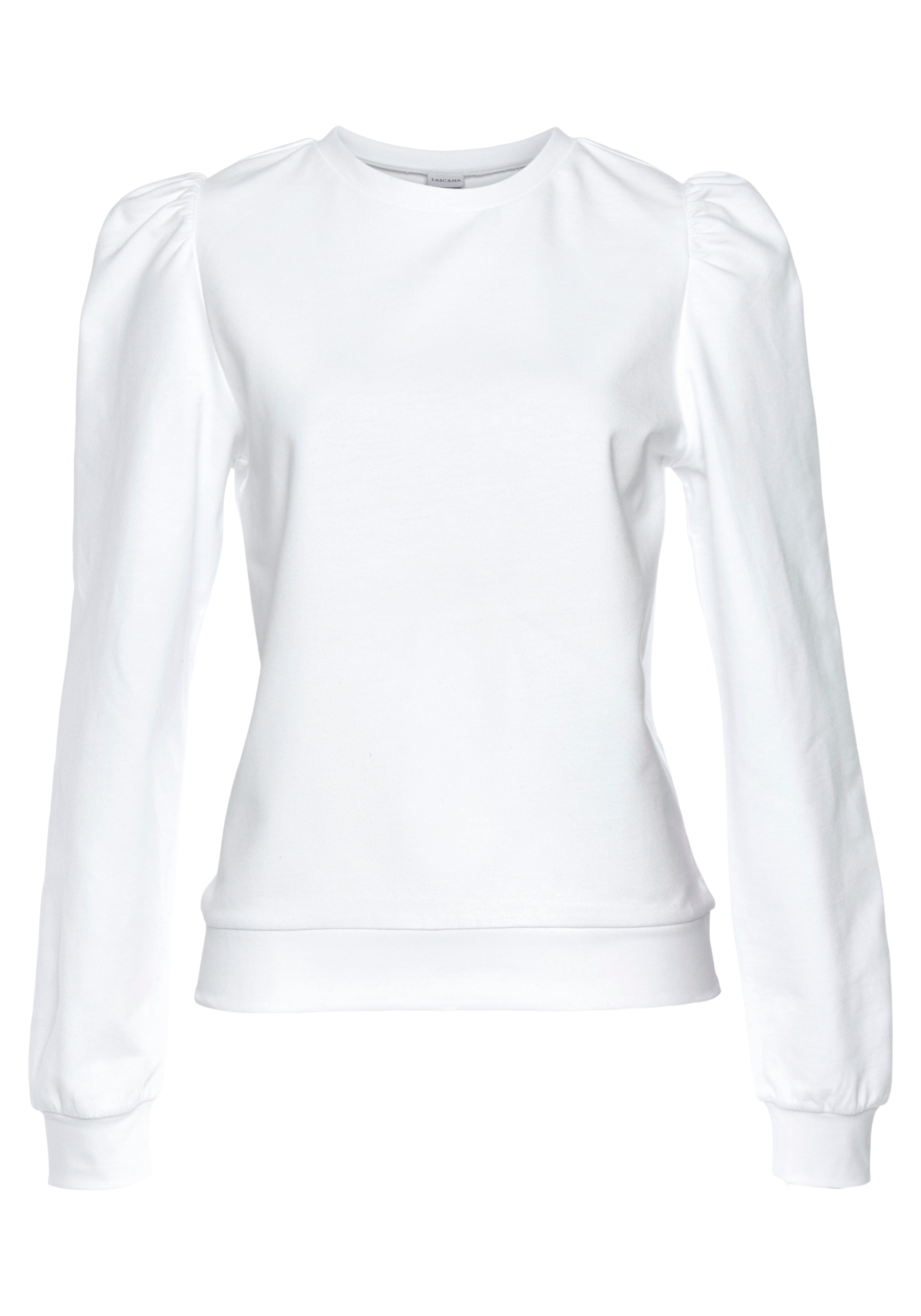 LASCANA Sweatshirt, mit Ruffärmeln