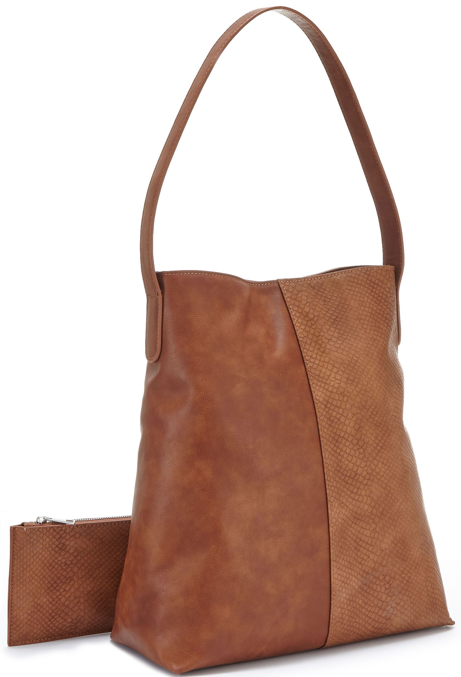 Vivance Shopper »Schultertasche« mit kleiner Innentasche, Handtasche, Damentasche VEGAN