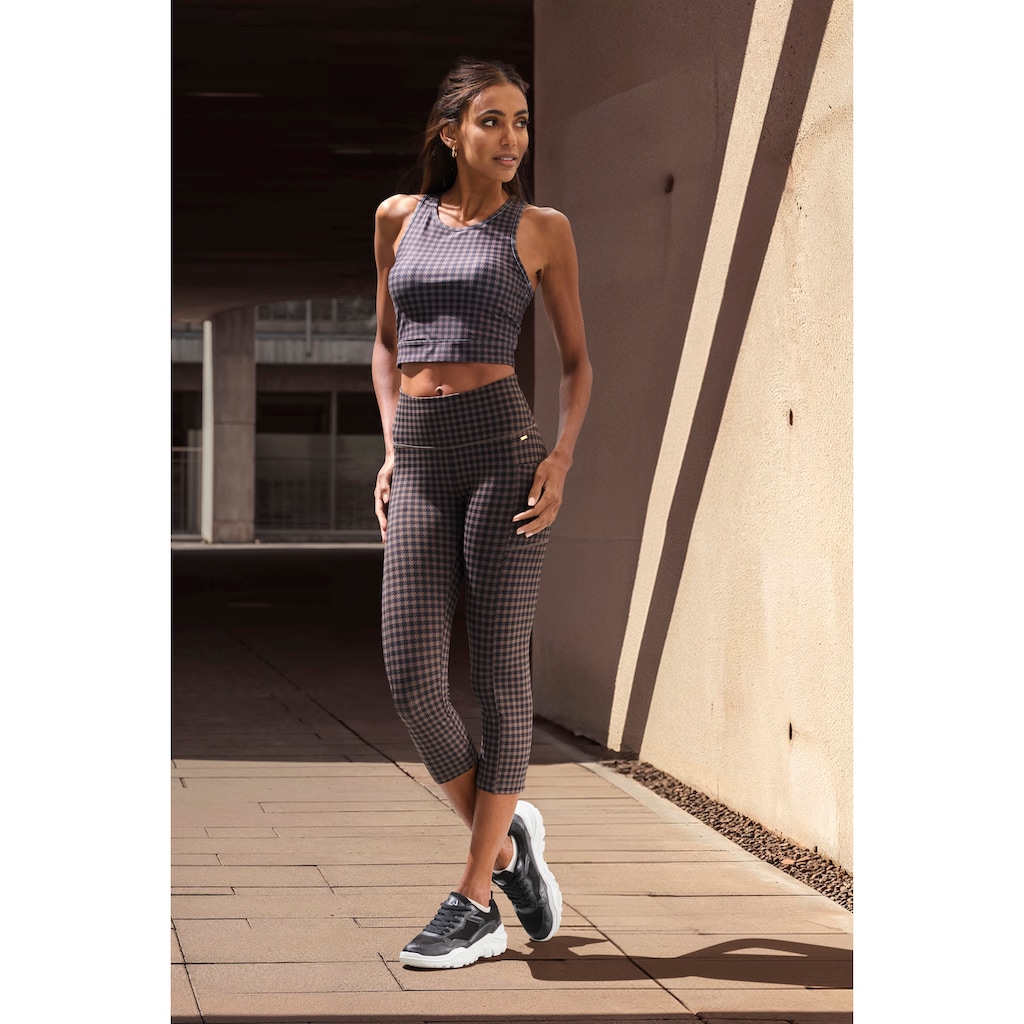 LASCANA Caprileggings, Sporthose im Allover-Druck