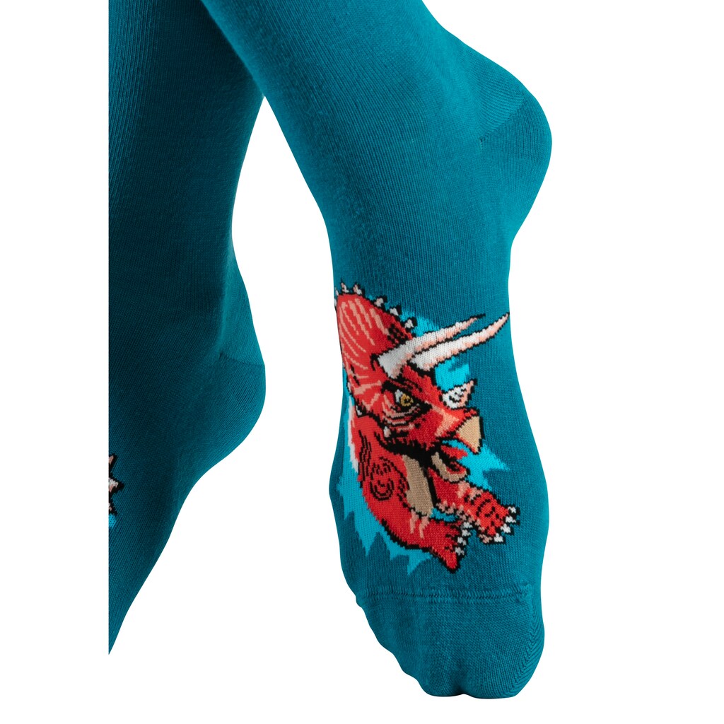 H.I.S Socken, (Packung, 5 Paar), mit Dinosauriermotiven