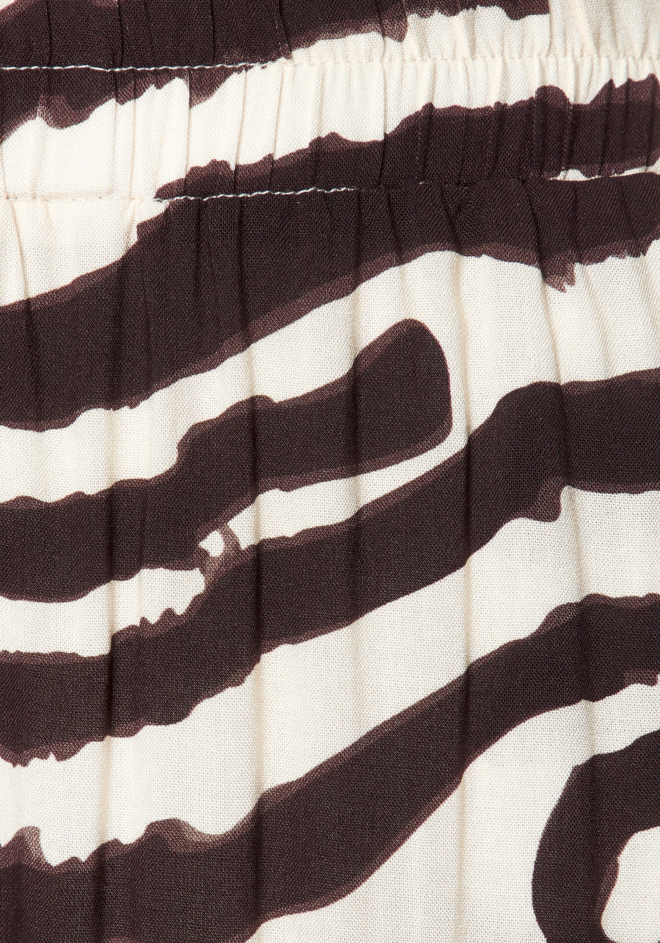 LASCANA Palazzohose  mit Animalprint, Schlupfhose, Wide-Leg, modisch