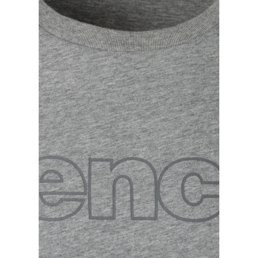 Bench. Loungewear T-Shirt, (2 tlg.), Shirt mit Logoprint, Basicshirt mit Rundhals aus reiner Baumwolle