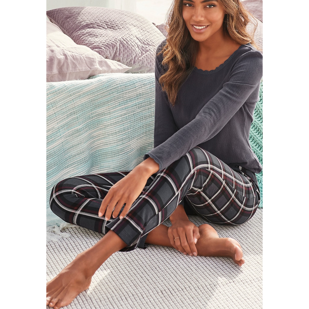 s.Oliver Pyjamahose, mit Allover-Druck