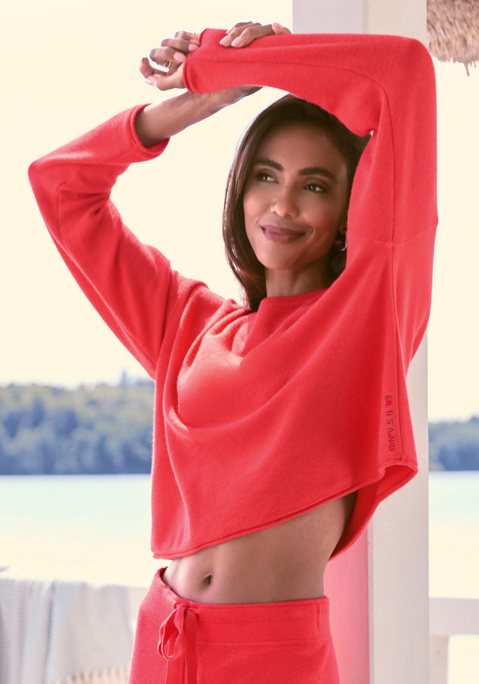 Elbsand Sweater , aus hochwertigem Feinstrick, Loungewear
