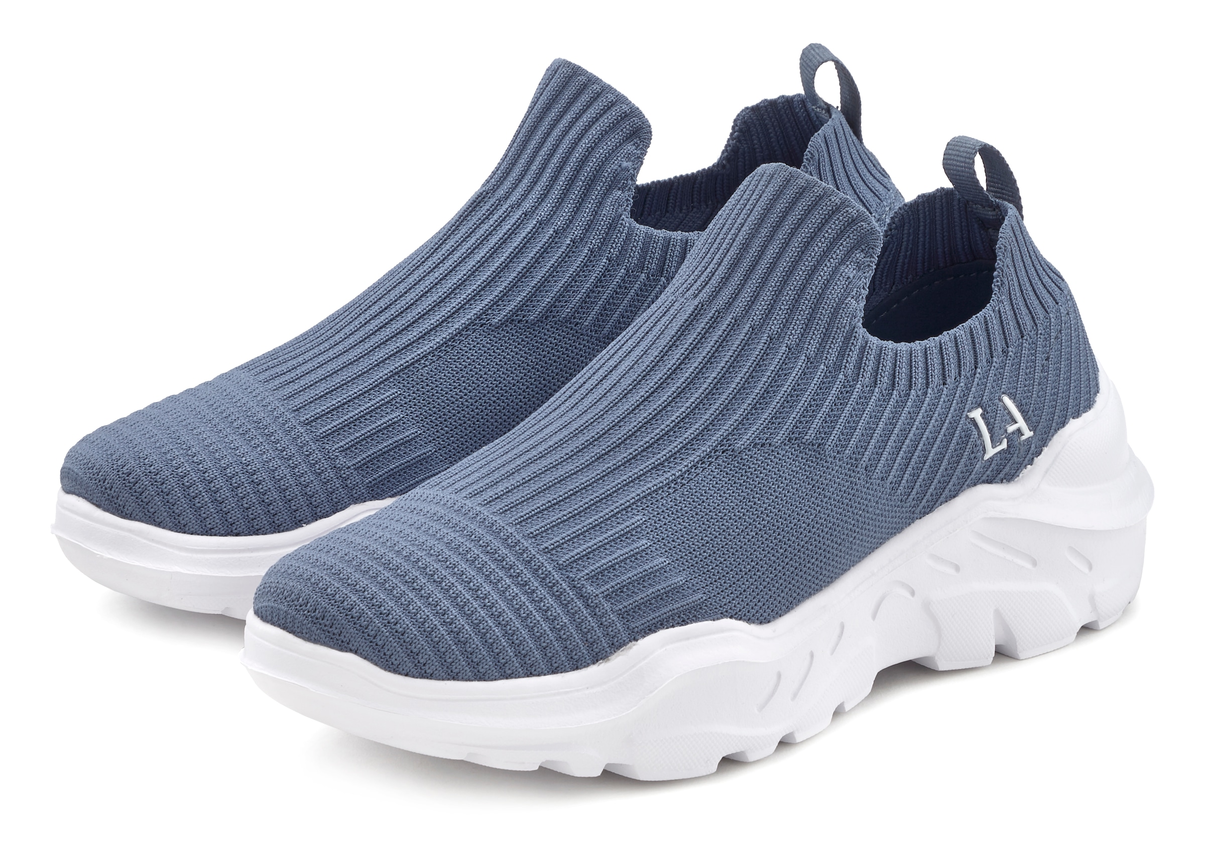 LASCANA Sneaker, Slip-On-Sneaker, Halbschuh, Slipper, Freizeitschuh VEGAN