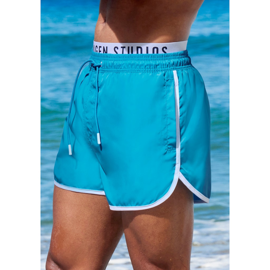 Copenhagen Studios Badeshorts, mit elastischem Bund
