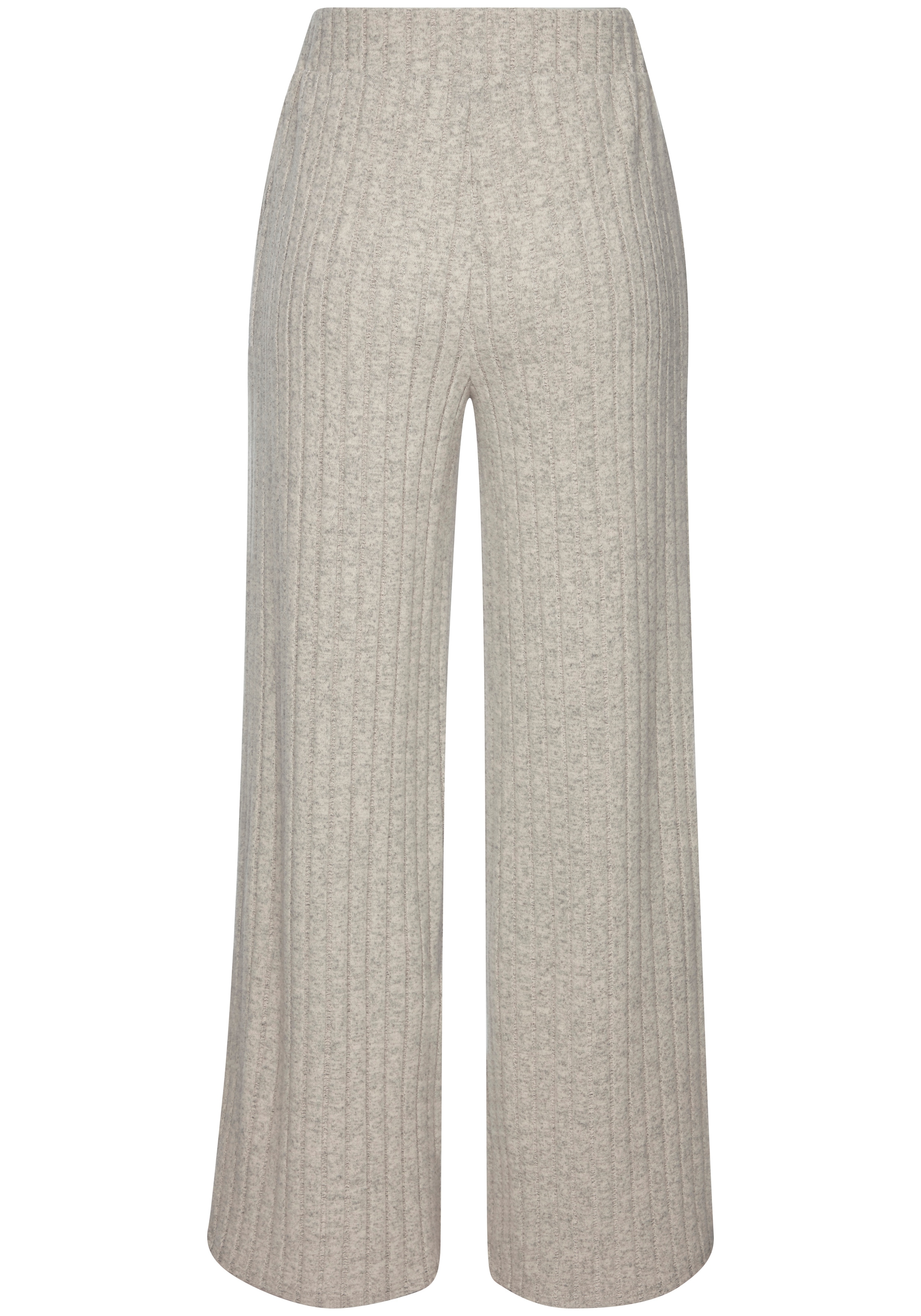 Vivance Pantalon à enfiler »aus kuscheliger Rippware mit flauschigem Griff«  en tissu côtelé, pantalon d'été, confortable