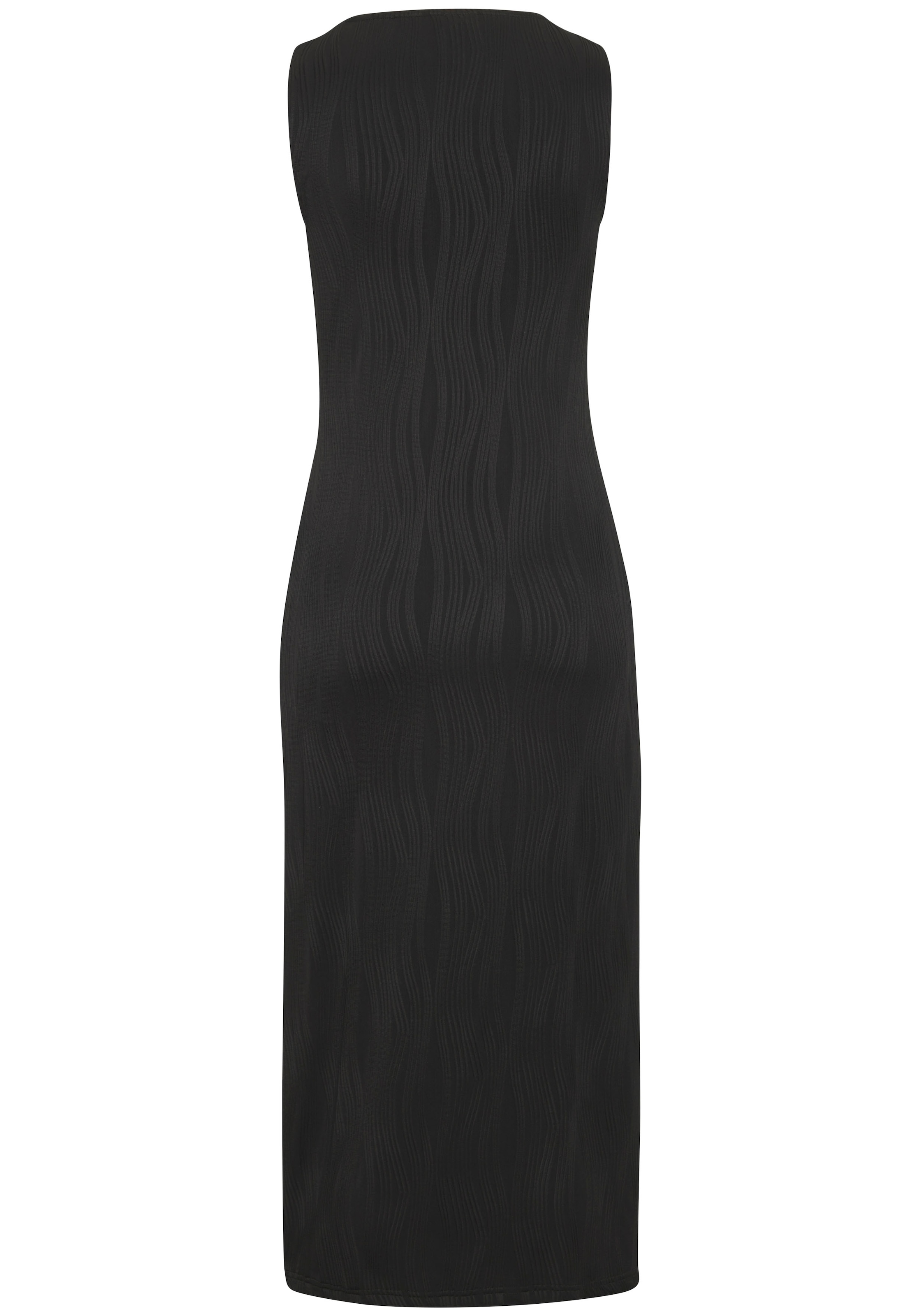LASCANA Midikleid mit Strukturmuster, enges Kleid, figurbetont