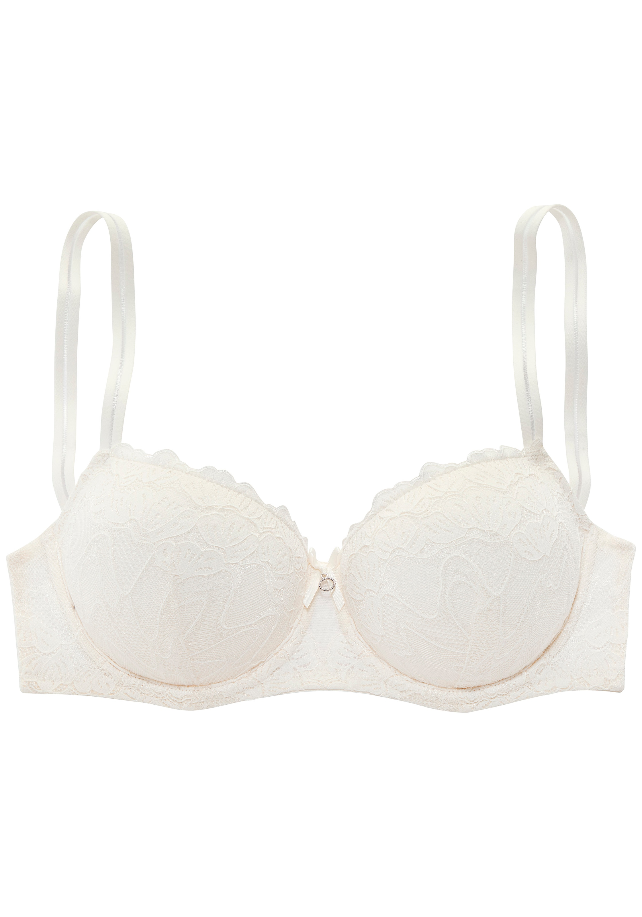 LASCANA Soutiens-gorge moulés mit Bügel & floraler Spitze, Dessous