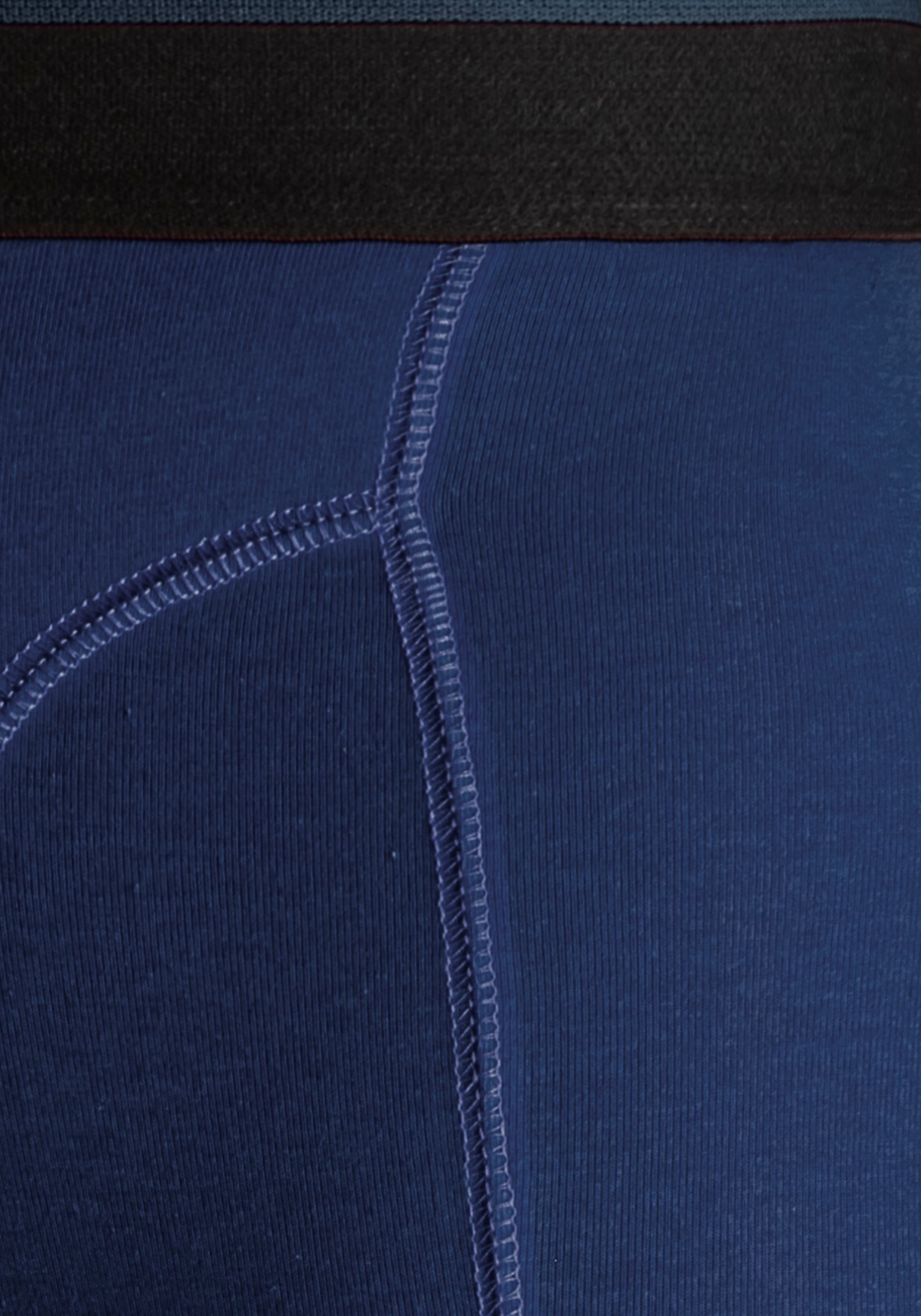 AUTHENTIC LE JOGGER Langer Boxer Packung, 5 Stk. tlg., mit zweifarbigem Webbund und längerem Bein