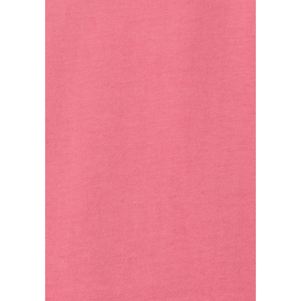 petite fleur Pyjama, (2 tlg., 1 Stück), Schlafanzug mit grossem Frontdruck