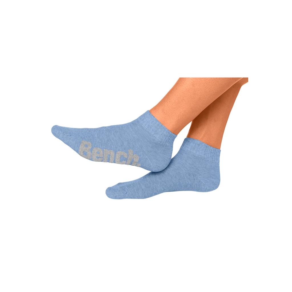 Bench. Kurzsocken, (Packung, 3 Paar), mit bequemen Rippbündchen