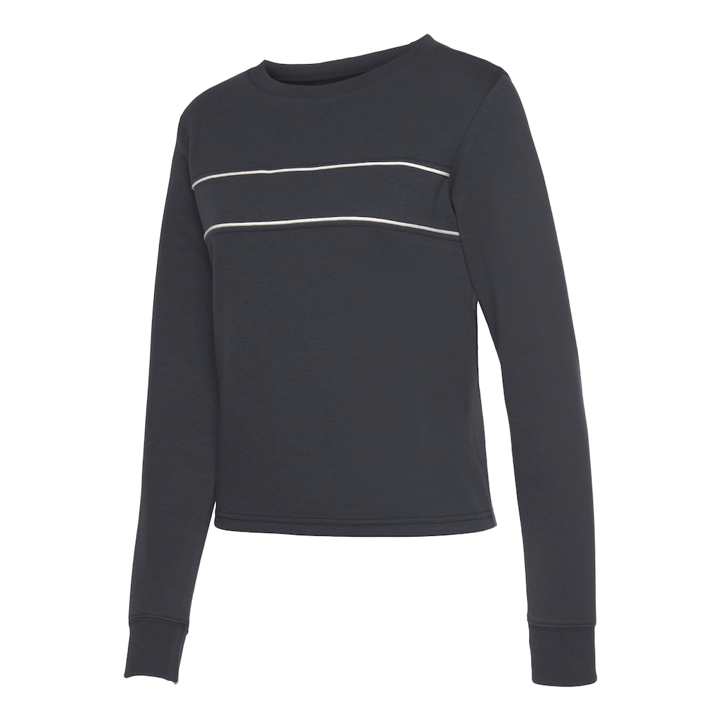 H.I.S Sweatshirt, mit Piping auf der Brust, Loungewear