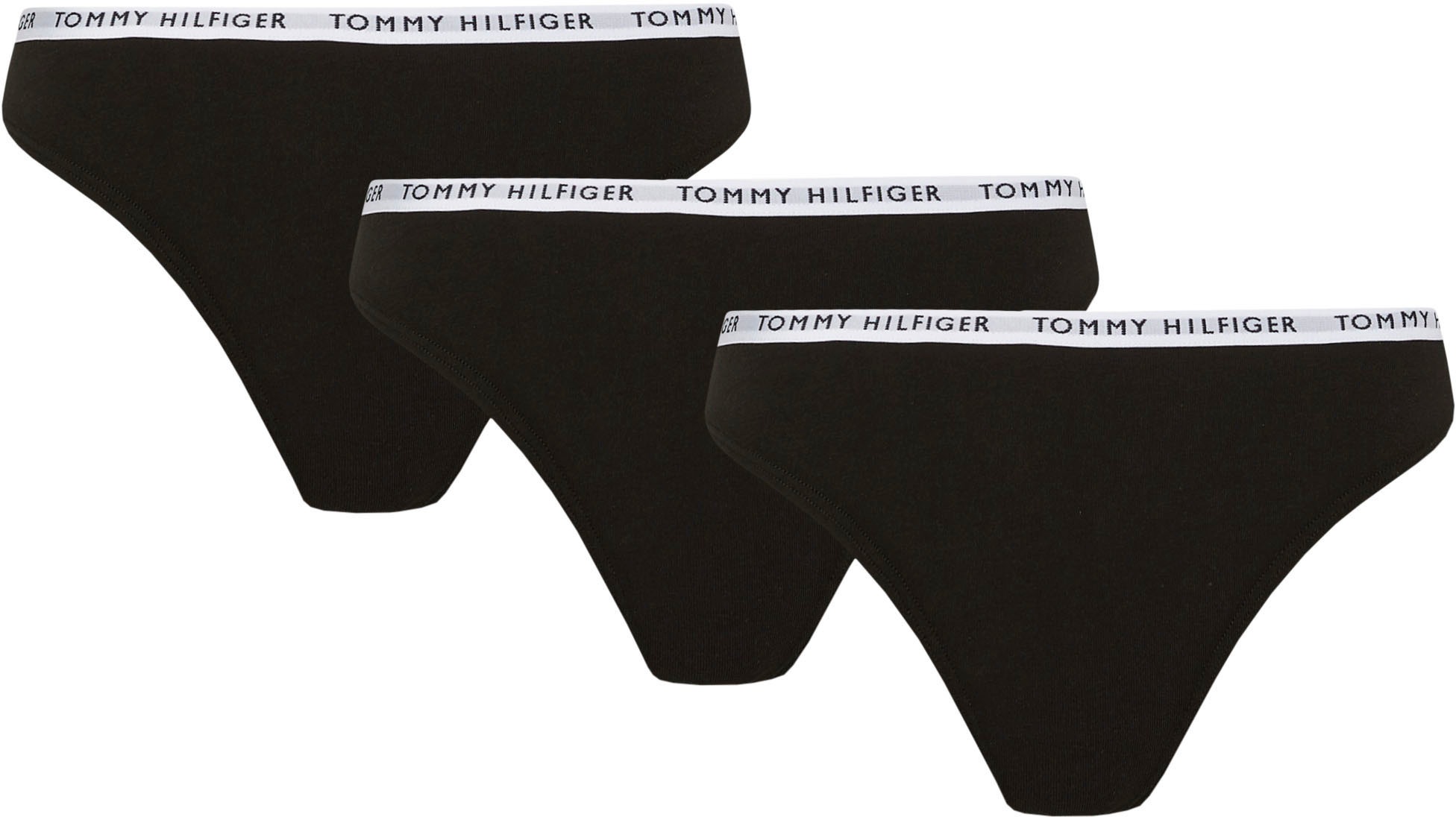 Tommy Hilfiger Underwear String 3 cuis mit schmalem Logobündchen
