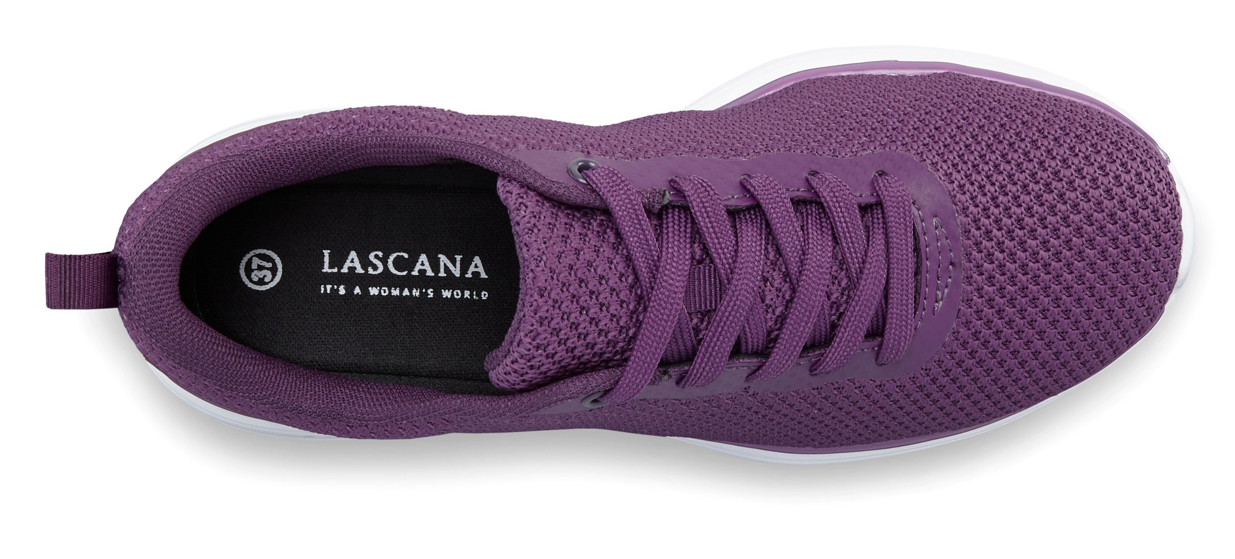 LASCANA Sneaker, Schnürhalbschuh, Halbschuh, Freizeitschuh ultraleicht VEGAN