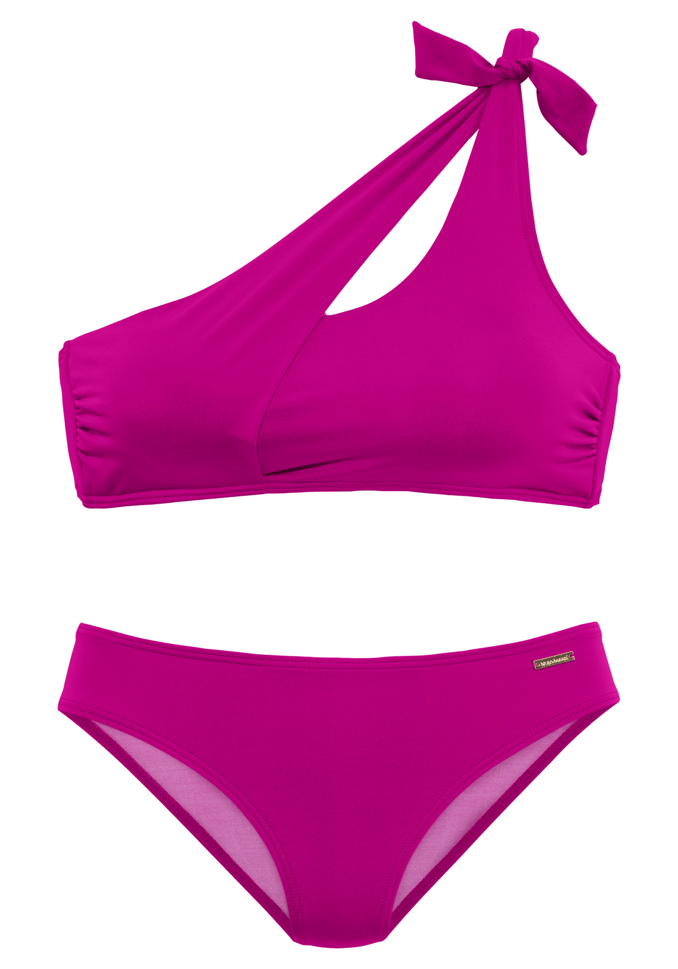 Bruno Banani Bustier-Bikini, mit asymmetrischem Schnitt