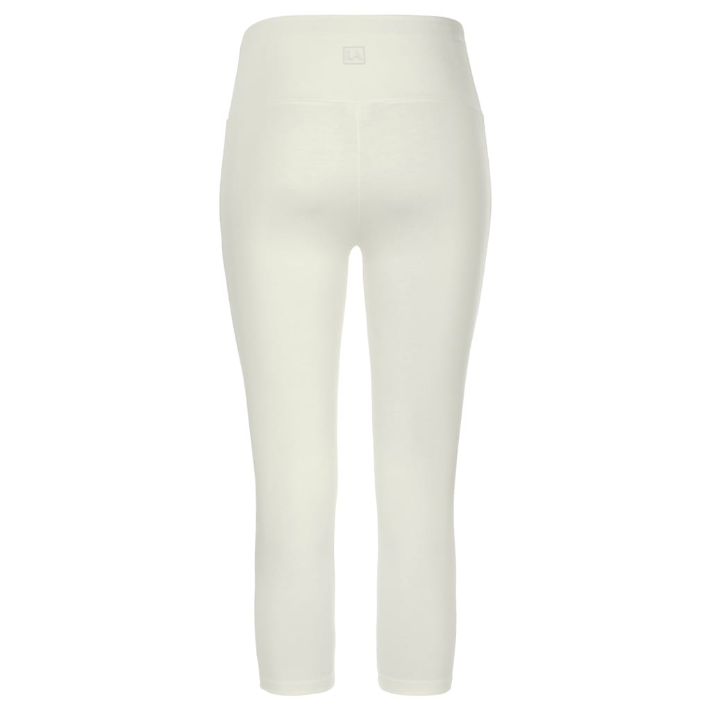 LASCANA Caprileggings, mit breitem weichem Bündchen, Loungewear