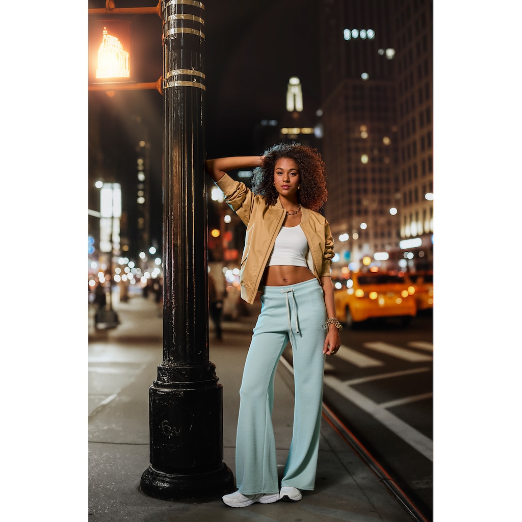 French Connection Loungepants, in gerippter Strickoptik