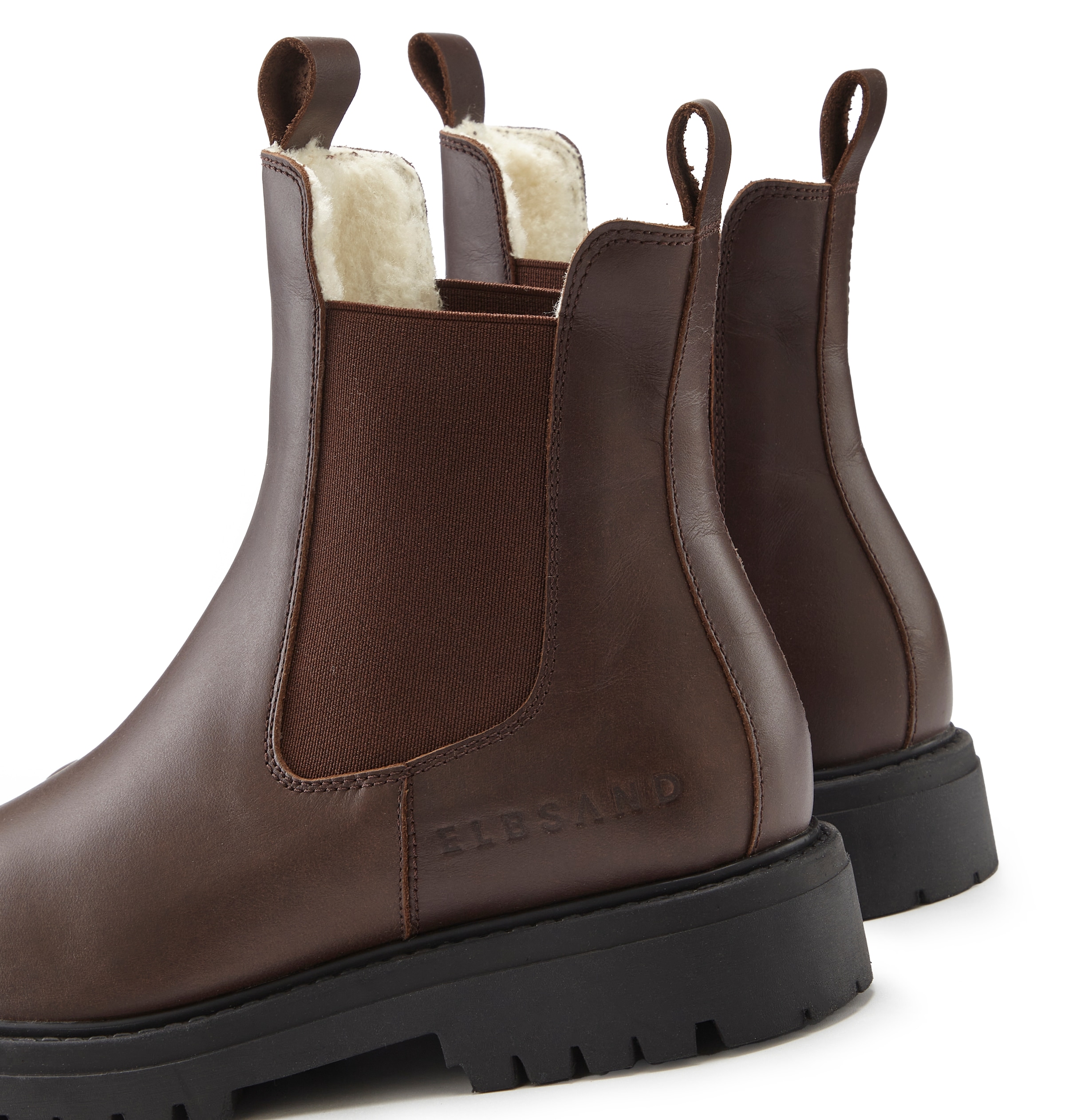 Elbsand Stiefelette »Chelseaboots, Stiefel, Boots, Winterstiefel, Schlupfstiefel«  aus Leder mit Warmfutter