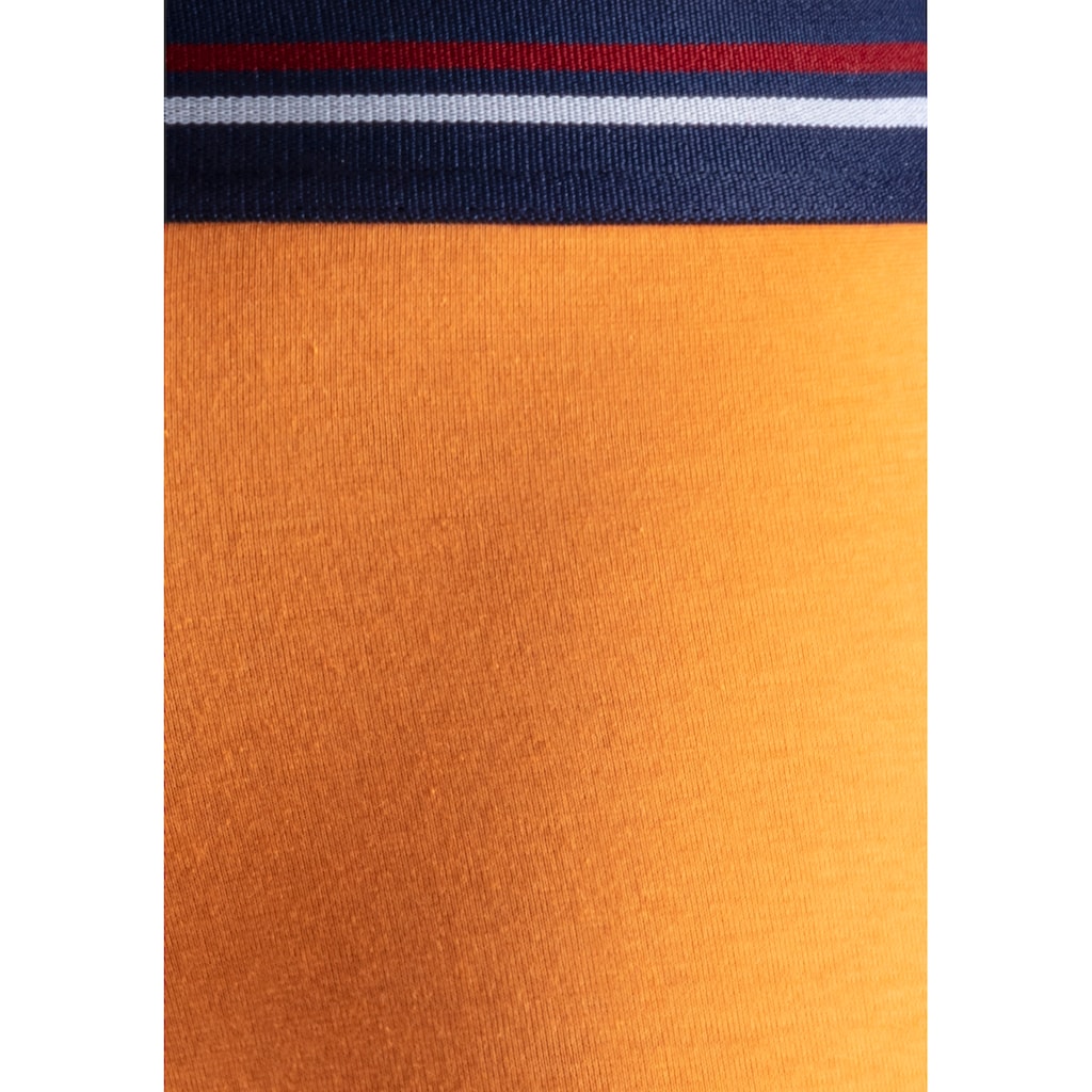 H.I.S Hipster, (Packung, 5 St.), knapp sitzende Boxershorts mit Streifen aus Baumwollmischung